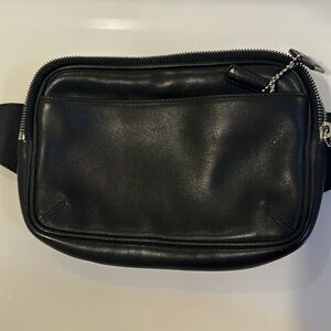 Coach cowhide leather fanny pack